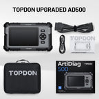 OBD2 Diagnosegerät AD500 10 Funktionen Auto VIN 4 Systemdiagnose für Motor ABS SRS Getriebe kostenloses Update