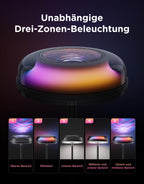 LED Stehlampe Wohnzimmer Deckenfluter Wellenbeleuchtung RGBICWW Stehlampe Energieklasse G