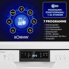 Geschirrspüler 45 cm 10 Maßgedecke Stand oder Unterbau 7 Programme 2 Sprühebenen GSP7418 weiß Energieklasse D