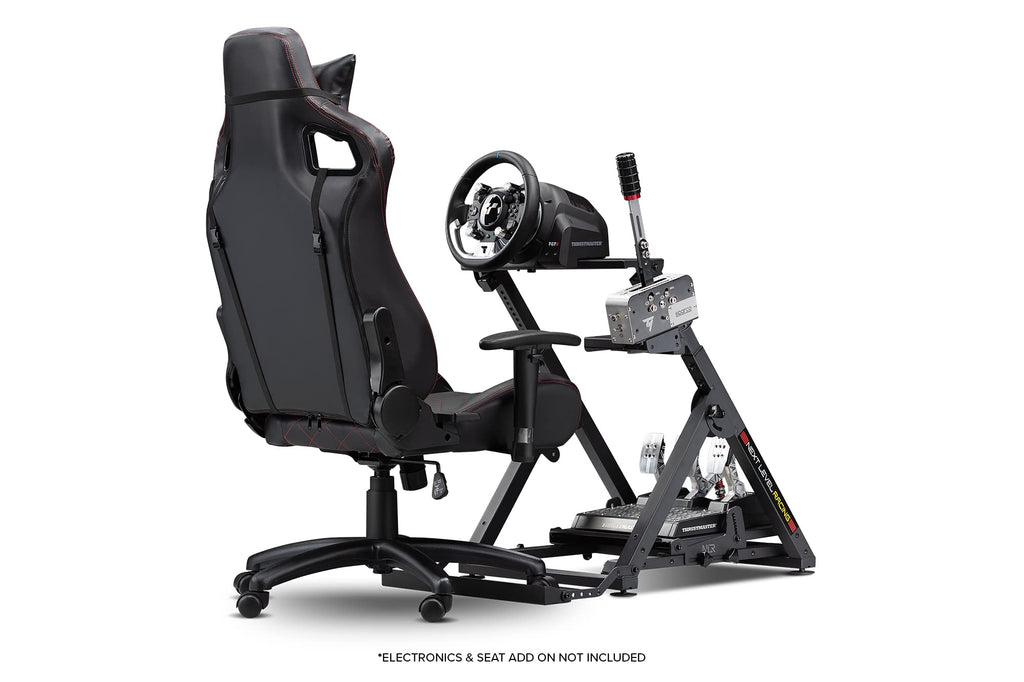 Racing Simulator Wheel Stand 2.0, Adjustable Height and Angle, Foldable Steel Frame with Shifter Mount