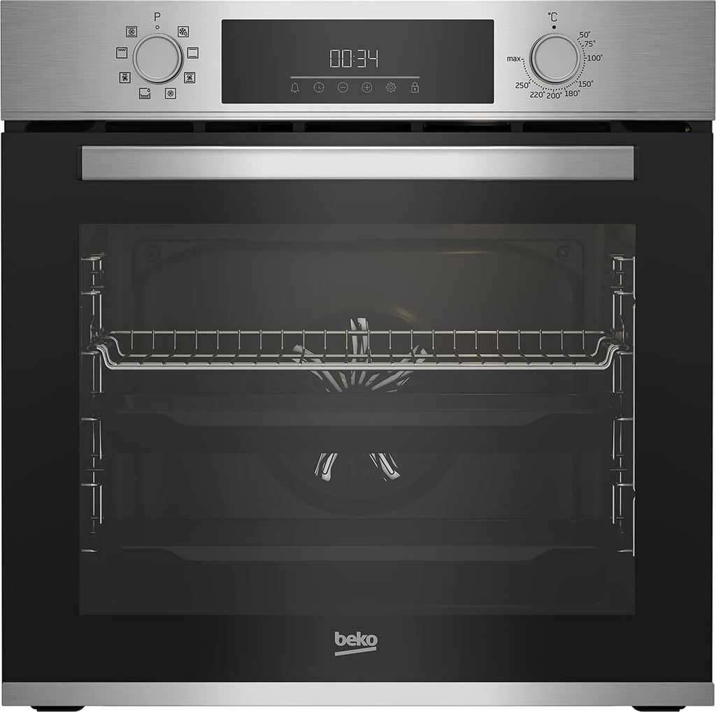 Einbaubackofen BBIM12300X b300 60 cm 72 l Dampfreinigung SteamShine 8 Heizarten AeroPerfect Energieklasse A