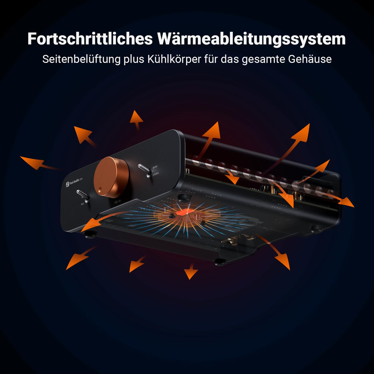 ZA3 Stereo Mono Verstärker mit TPA3255 XLR RCA Eingängen 12V Trigger Mini Monoblock für Lautsprecher Subwoofer