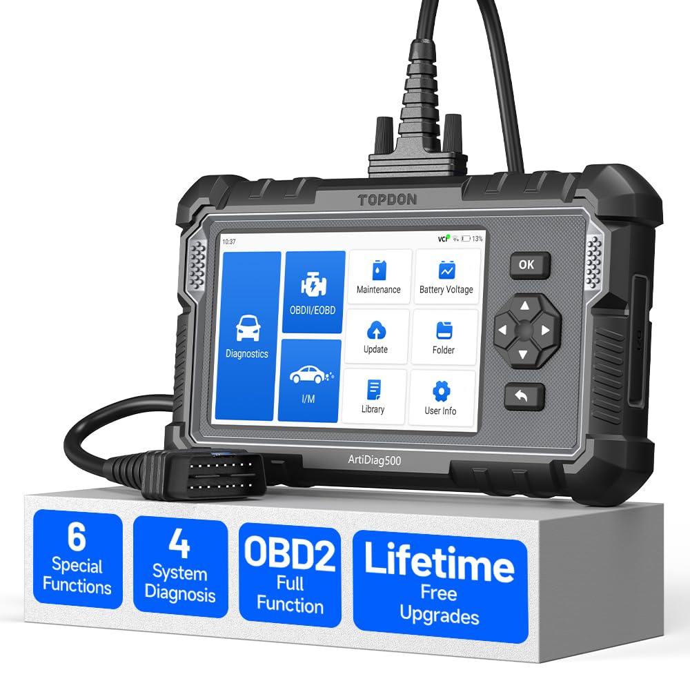 OBD2 Diagnosegerät AD500 10 Funktionen Auto VIN 4 Systemdiagnose für Motor ABS SRS Getriebe kostenloses Update