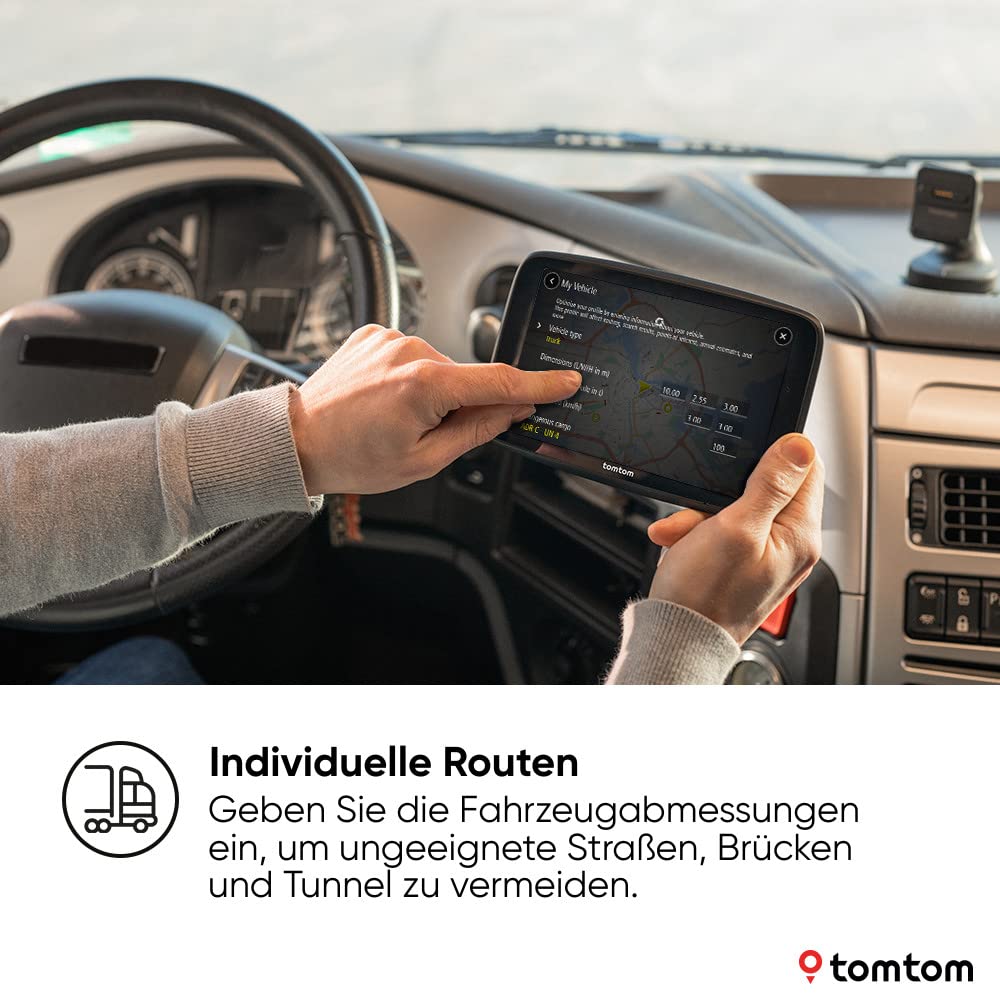 LKW Navi GO Expert Plus 7 Zoll Routenführung POIs für große Fahrzeuge, Traffic inklusive, Weltkarten