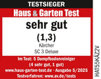 Leistungsstarker Dampfreiniger SC 3 Deluxe mit 3,5 bar Dampfdruck und nur 30 s Aufheizzeit