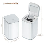 Mini Waschmaschine 3 kg Fassungsvermögen kleine Waschmaschine Energieklasse A für kleine Haushalte