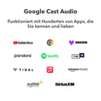 Musikstreamer Pro für Stereoanlagen mit AirPlay 2 und Spotify Connect, High Resolution Audio, Multiroom, WLAN
