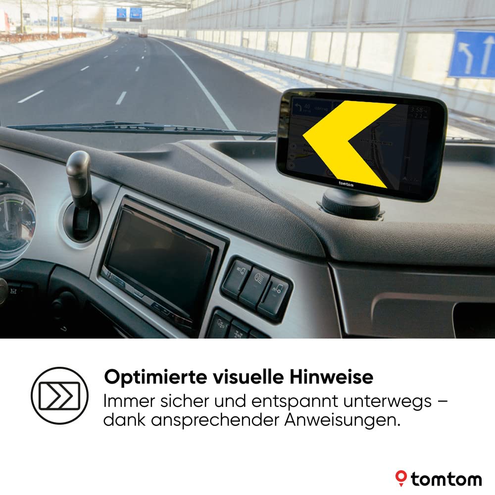 LKW Navi GO Expert Plus 7 Zoll Routenführung POIs für große Fahrzeuge, Traffic inklusive, Weltkarten