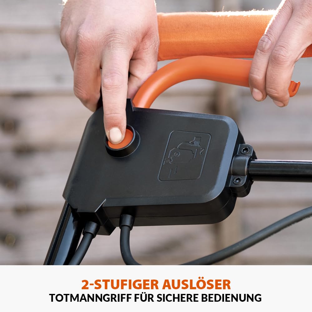H320E Hulk elektrischer Vibrationsstampfer, Rüttler, Rüttelplatte, ideal für Gehwege, Kunstrasen und Terrassen