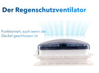 Dachlüfter 12V für Wohnmobil Wohnwagen Fernbedienung automatischer Regensensor leistungsstark leise 10 Stufen