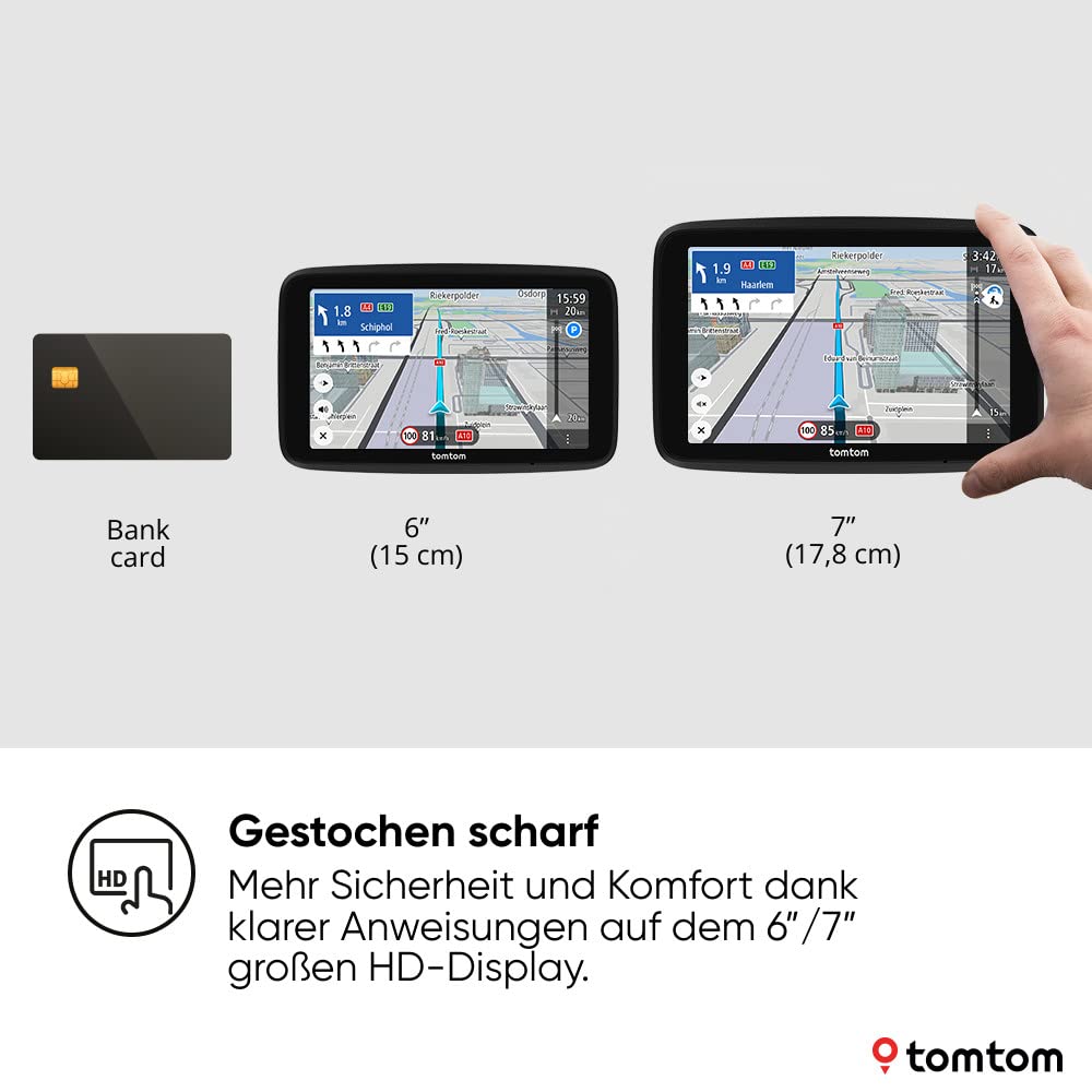 LKW Navi GO Expert Plus 7 Zoll Routenführung POIs für große Fahrzeuge, Traffic inklusive, Weltkarten
