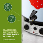 Einkochautomat 29L WAT15-A Emaille Thermostat Auslaufhahn Timer Dampfentsafter Glühweinkocher