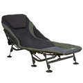 Karpfenliege XXL 207 x 88 x 30-106 cm | höhenverstellbare und stabile Karpfenliege mit 8 Beinen | faltbares Feldbett