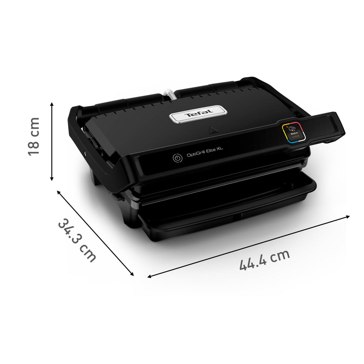 OptiGrill Elite XL Kontaktgrill mit automatischer Garzeitanpassung für perfekte Grillergebnisse