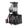 Broyeur de végétaux électrique FX-EGH2800T 2800 W diamètre de coupe de 44 mm pour branches et déchets verts