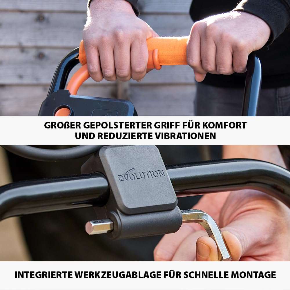 H320E Hulk elektrischer Vibrationsstampfer, Rüttler, Rüttelplatte, ideal für Gehwege, Kunstrasen und Terrassen