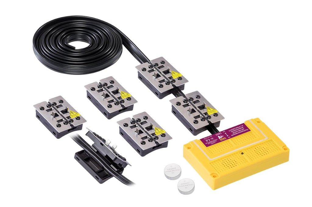 Marderabwehr 8 Plus Minus Clip Hochspannungsgerät mit Ultraschall superflach Slimline ohne Bordnetzanschluss