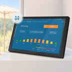 WLAN Wetterstation home 4 mit WetterRadar HD Farbdisplay RegenRadar Unwetterwarnungen 14 Tage Wettervorhersage