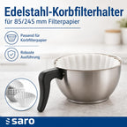 Kaffeemaschine Thermo 24 mit Edelstahl Isolierpumpkanne 2,2 L Brühzeit 5 bis 6 Min Trockenlaufschutz 2,069 kW