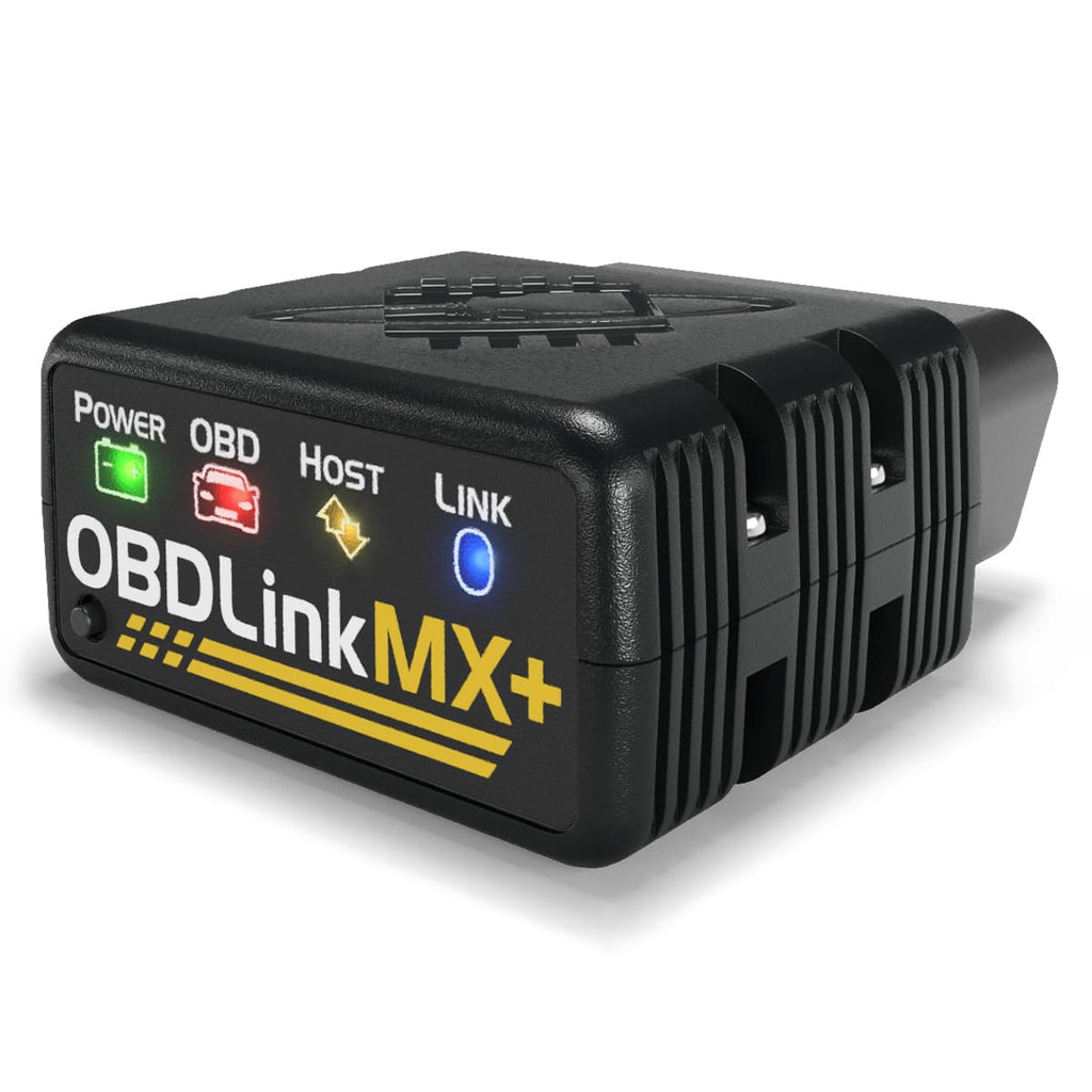 MX+ OBD2 Bluetooth Scanner for iPhone Android and Windows with Live Data and Check Engine Light Reset