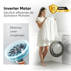 Waschmaschine 7kg WA 7175.1 Invertermotor max. 1400 U/min 15 Programme Energieklasse A 10 Jahre Motorgarantie