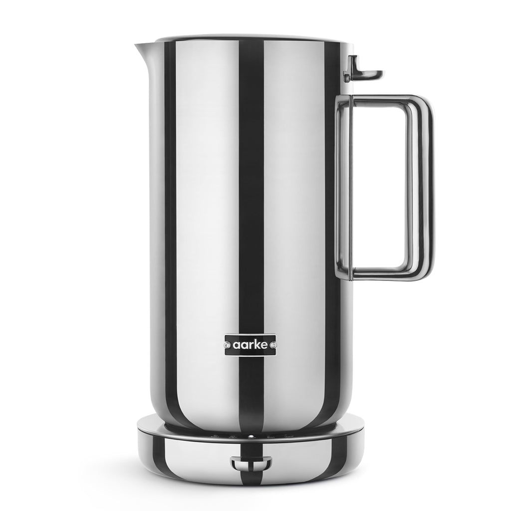 Wasserkocher aus Edelstahl 1,2 L 360 Grad drehbarer Sockel leises Kochen tropffrei mehrere Temperaturstufen
