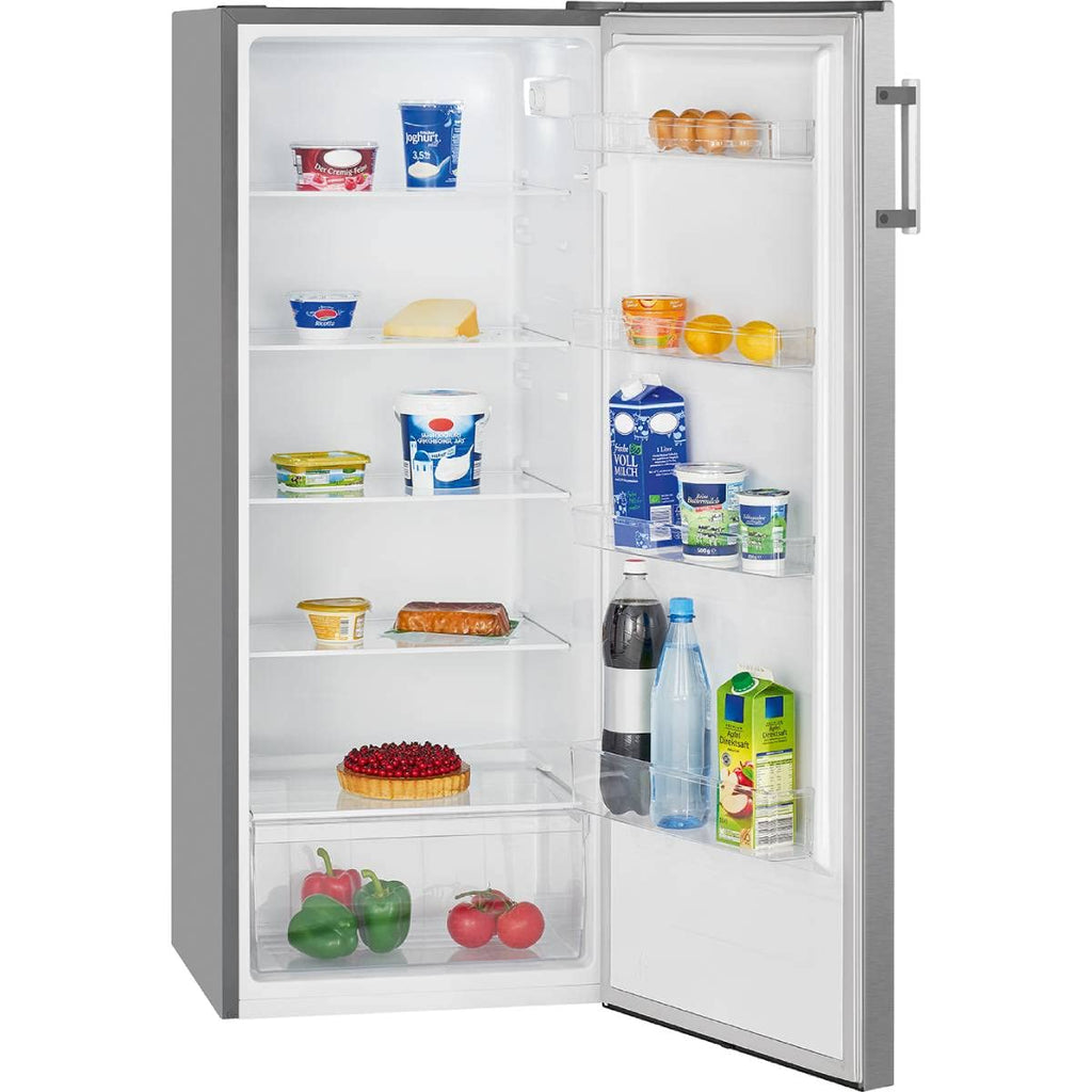 Getränkekühlschrank ohne Gefrierfach 242L Energieklasse E 143cm 5 Ablagen 0°C bis 8°C leise 40dB VS 7316.1