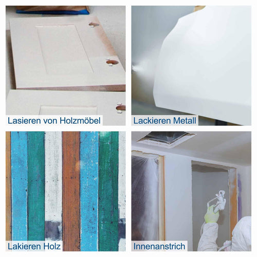 Airless Farbsprühsystem PTSA350 Hochdruckfarbsprühgerät mit 750W Motor und 207 bar Maximaldruck
