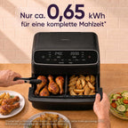 Airfryer Heißluftfritteuse der neuen Generation 2026 mit Dual Blaze Twinfry Compact und NTC Technologie