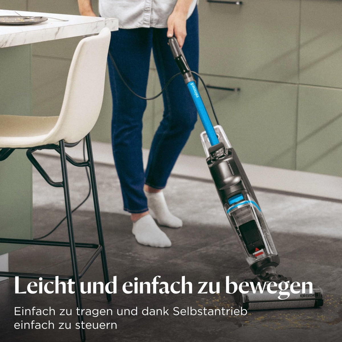 CrossWave HF2 Nasssauger und Trockensauger mit Kabel zum Reinigen von Hartböden und Teppichen 3845N