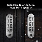 Smart Lock U200 Türschloss in Schwarz mit Apple Home Key und Matter over Thread für Smart Home Systeme