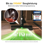 Akku Staubsauger H60 Ultra kabellos mit 210 AW Saugleistung und bis zu 90 Minuten Laufzeit