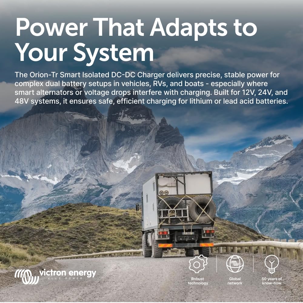 Orion Tr Smart DC DC Ladebooster 12/12V 30A 360W isoliertes Batterieladegerät für Wohnmobil und Boot
