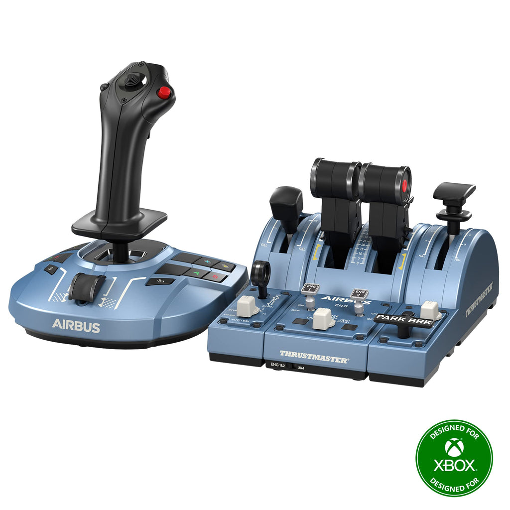 TCA Captain Pack X Airbus Edition with Sidestick and Throttle Quadrant for Flight Simulator on Xbox and PC