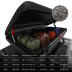 Dachbox BA320 320 Liter Carbonlook Dachkoffer Autobox mit Zentralverriegelung aerodynamisch für Auto