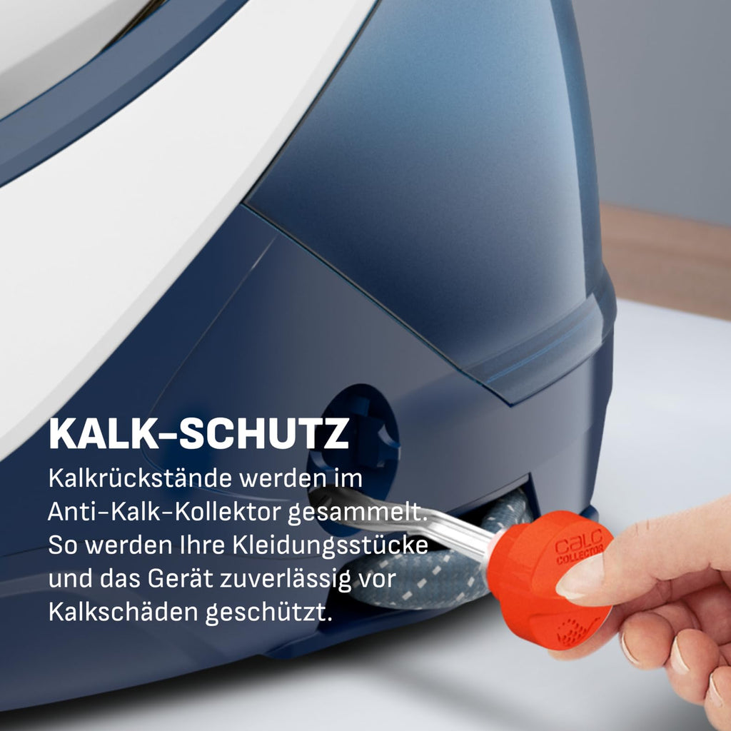 Pro Express Protect Dampfbügelstation mit 7,6 Bar Dampfdruck für faltenfreies Bügeln und sanfte Textilpflege