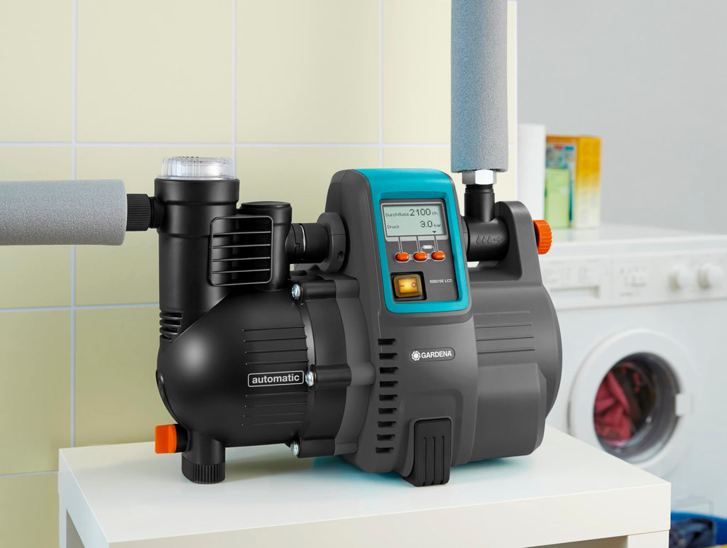 Hauswasserautomat Comfort 5000/5E LCD 5000 l/h 1300 W Thermoschutzschalter Trockenlaufsicherung energiesparend