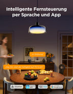 Pendelleuchte mit smarter Segmentierungskontrolle RGBIC und Weißlicht Energieeffizienzklasse G