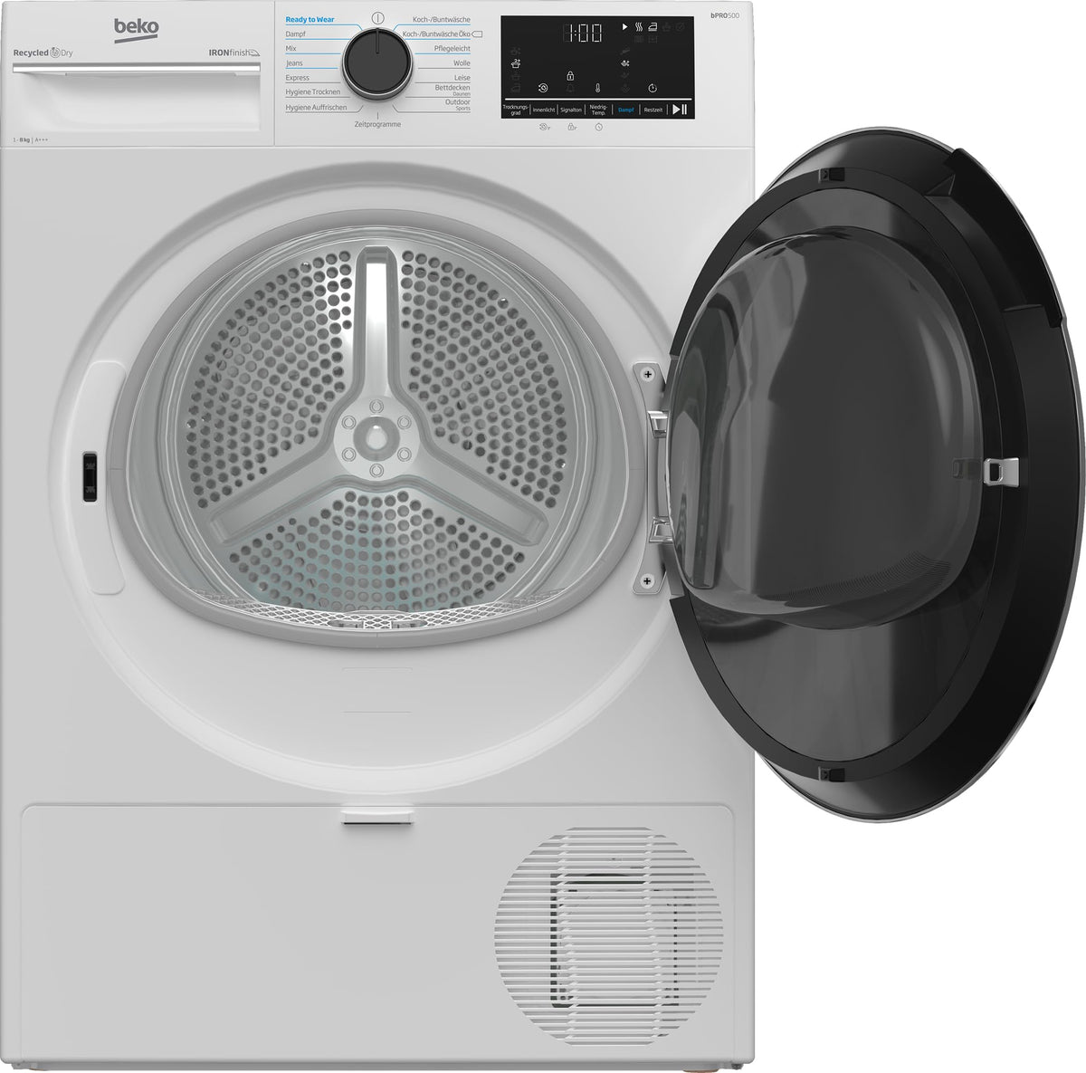 Wärmepumpentrockner B5T4824IF, 8 kg, 15 Programme, Dampf, Sensortrocknung, Allergikergeeignet, Energieklasse C