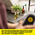 Fensterputzroboter RCW 2 Extra+ mit Sicherungsseil und Notversorgungsakku, 5 Reinigungsmodi, 6 Paar Wischbezüge