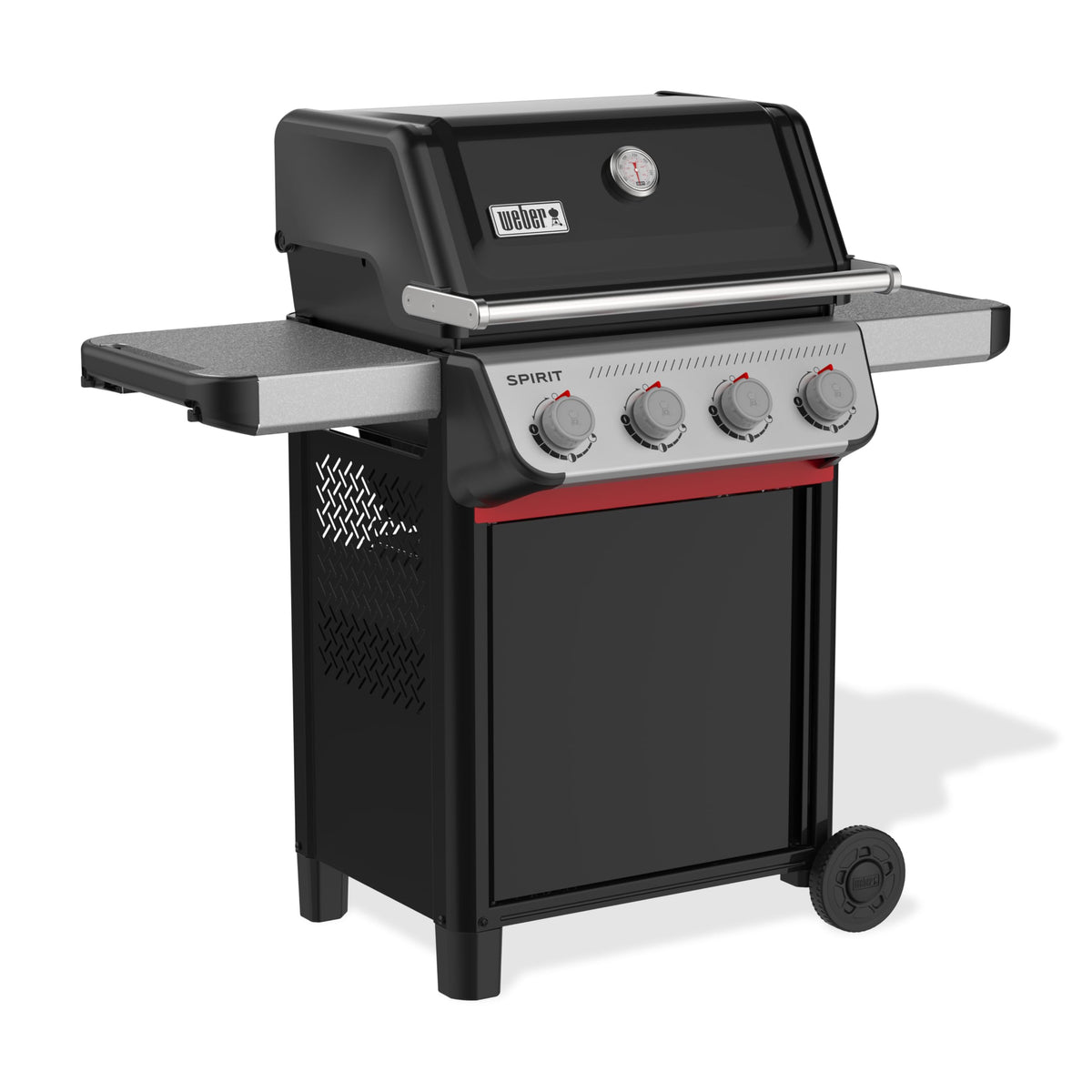Gasgrill Spirit E410 für Garten, Terrasse und Balkon, mit 4 Brennern, großer Grillfläche und Deckelthermometer