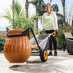 Aerocart WG050 Multifunktionsschubkarre vielseitig einsetzbar für Transport und Gartenarbeit