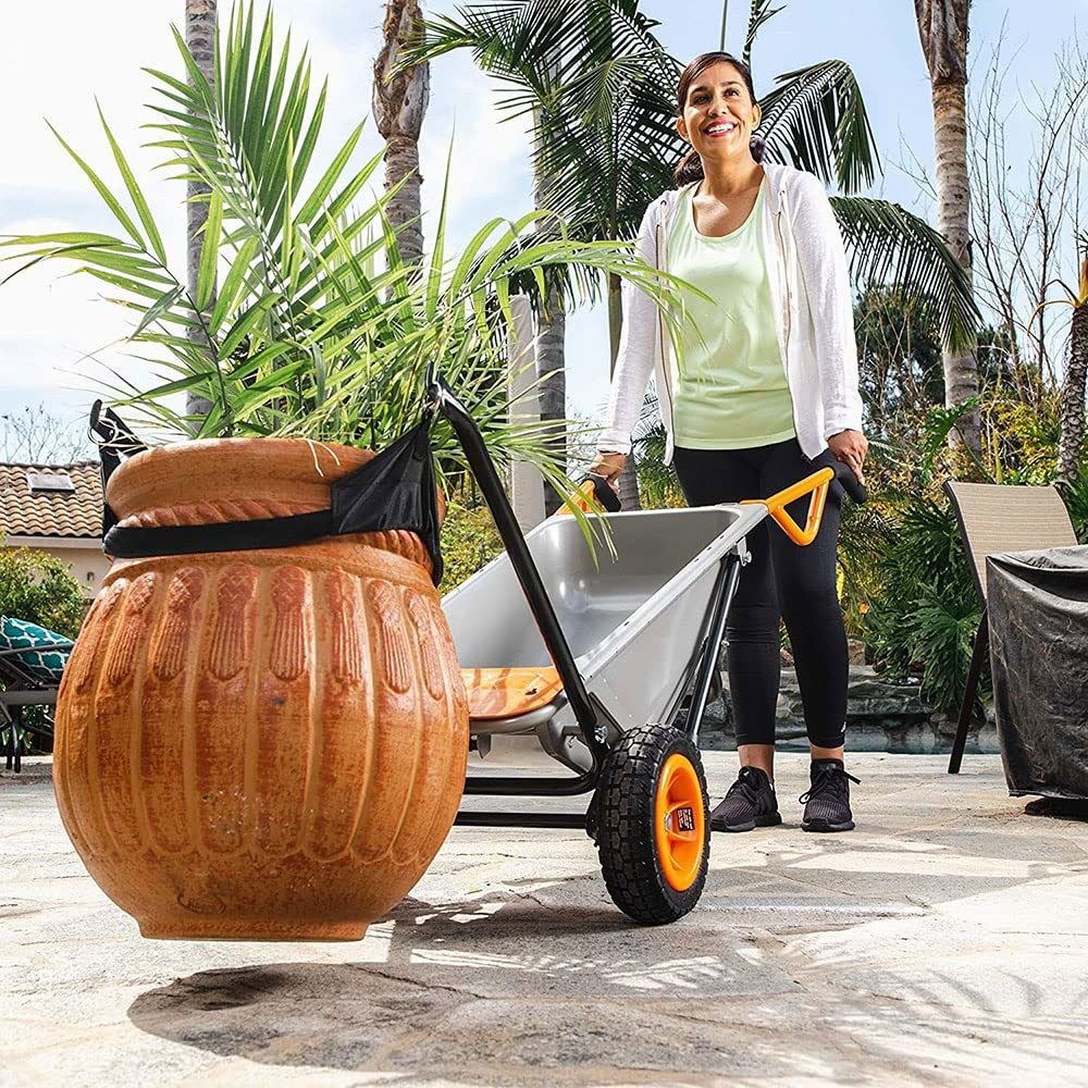 Aerocart WG050 Multifunktionsschubkarre vielseitig einsetzbar für Transport und Gartenarbeit