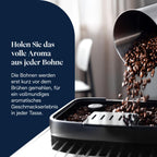 Magnifica Evo Kaffeevollautomat für 7 verschiedene Getränke in Schwarz mit integriertem Mahlwerk