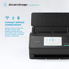iX2500 Schwarz Dokumentenscanner Duplex 45 ppm 100 Blatt ADF 600 DPI 5 Zoll Touchscreen WLAN Bluetooth USB