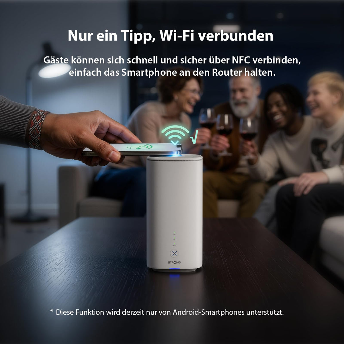 5G Router mit SIM Karte WiFi 7 BE3600 Dual Band bis 3600 Mbit pro Sekunde für zu Hause und unterwegs
