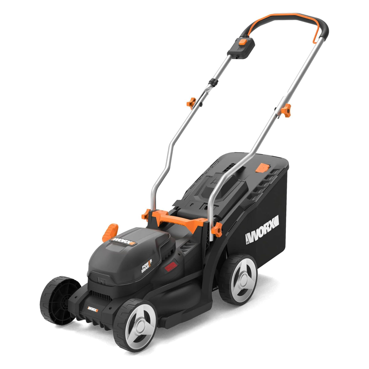 WG733E handgeführter Akkurasenmäher 20V 33cm Schnittbreite kabellos leicht für den Hausgarten