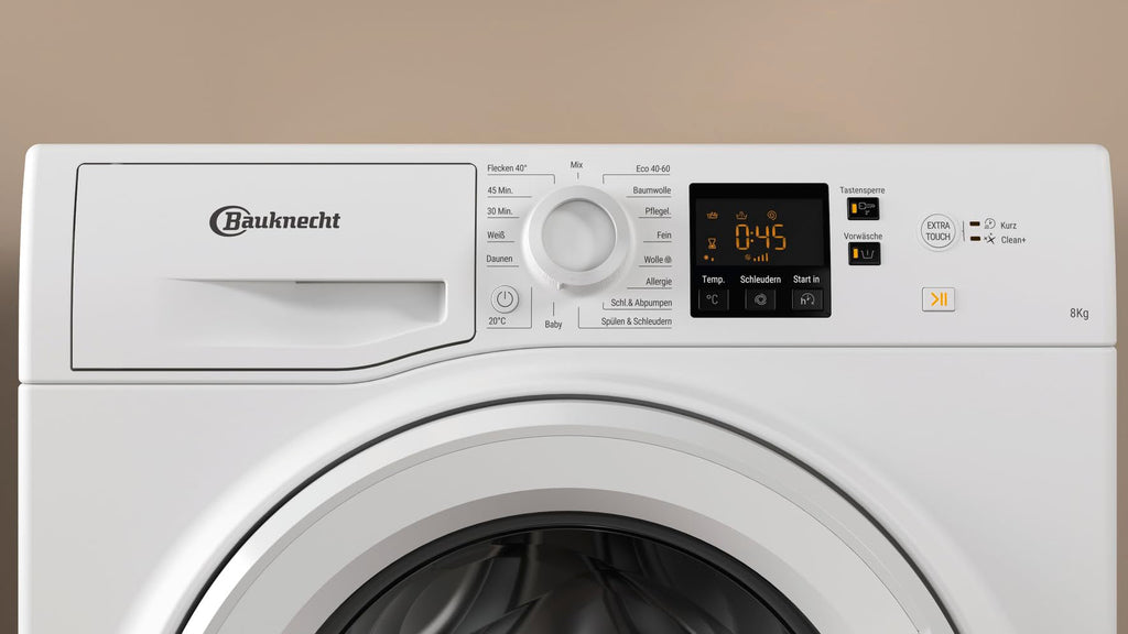 Waschmaschine Frontlader 8kg WAM 814 A Anti Allergie Wolleprogramm Kurz 45 AutoClean Energieeffizienzklasse A