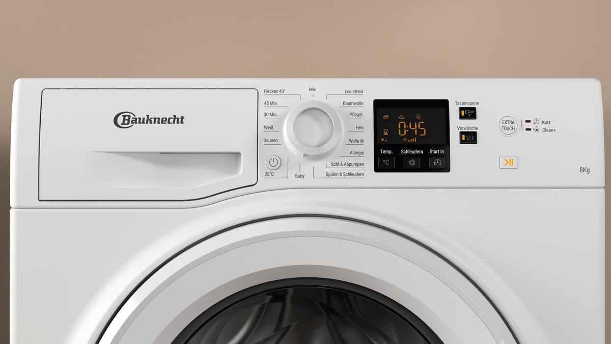Waschmaschine Frontlader 8kg WAM 814 A Anti Allergie Wolleprogramm Kurz 45 AutoClean Energieeffizienzklasse A