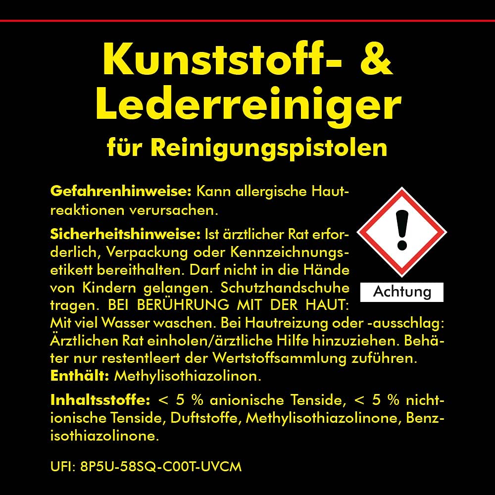 Tornador Black Z020RS Reinigungsset 2x5L Reiniger für Polster Textil Kunststoff Leder plus Mikrofasertücher